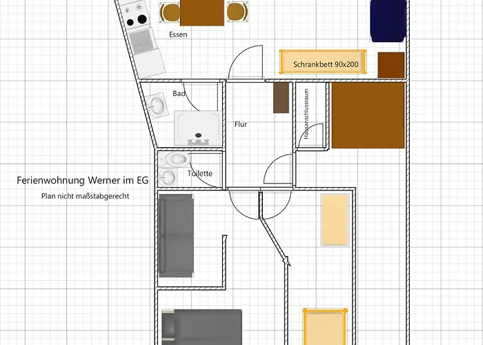 Apartamento Monteurwohnung Rhede No 1 Im Erdgeschoss *